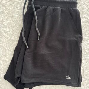 ALO Yoga Black Athletic Shorts Size Large